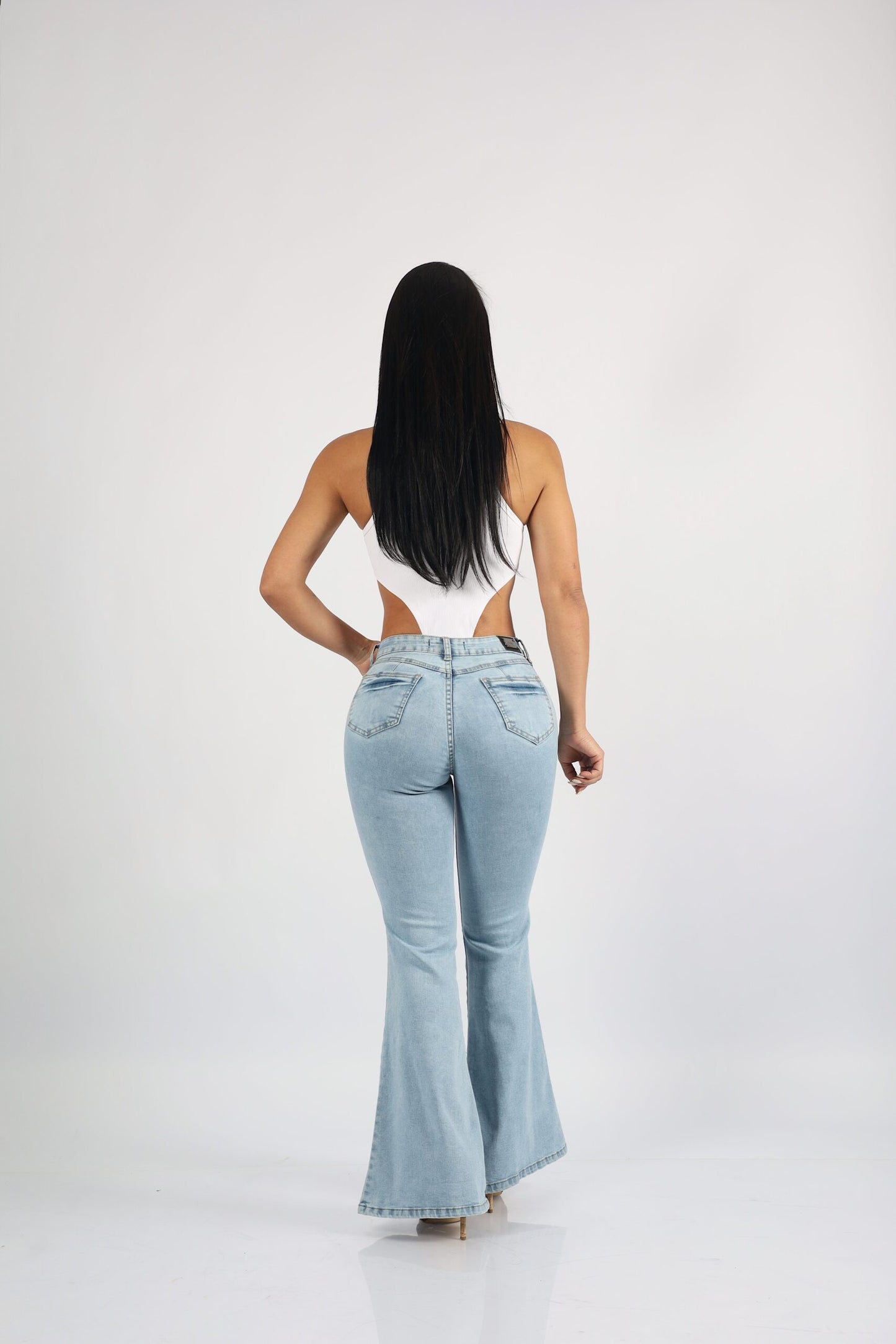 Jeans Flare Kinsgton Push Up Drap